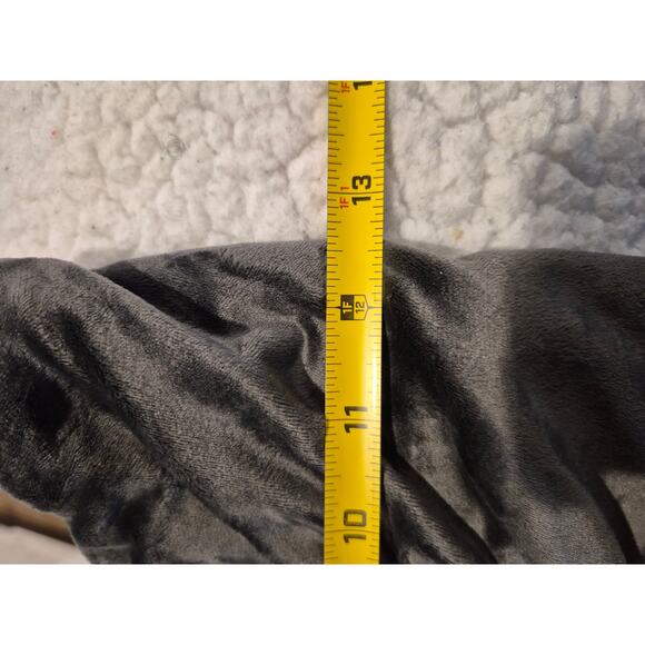 Women's Size Small Velvet Strapless Tube Top Gray - Picture 3 of 3